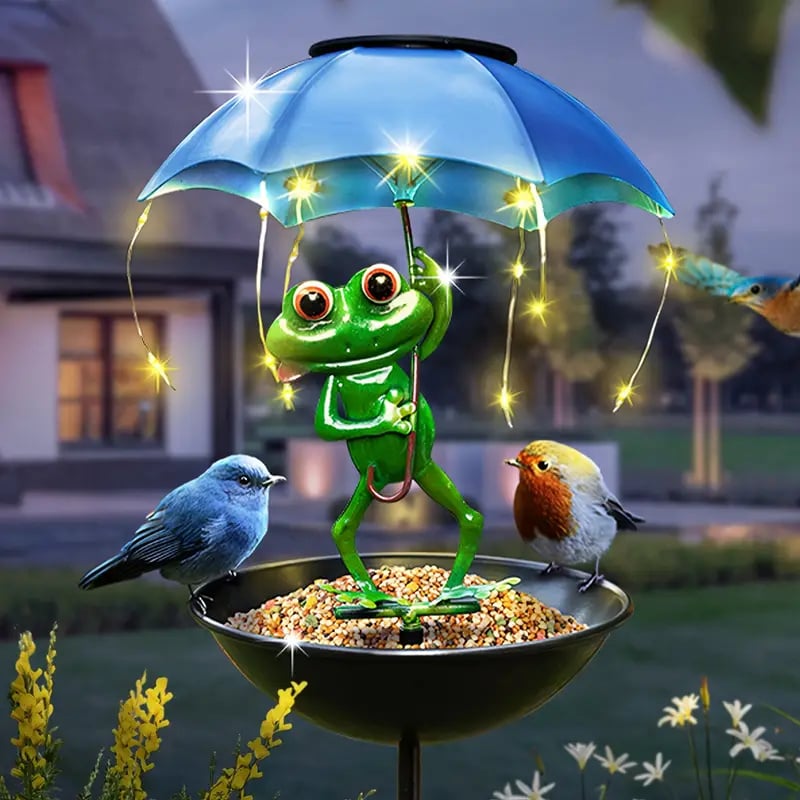 Frogsy™ | De Sfeervolle Vogelvoederbak
