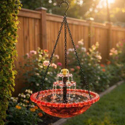 Luxe Vogelbad met Hangende Fontein