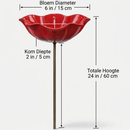 Klaproos Vogeldrinkbak
