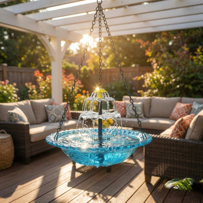 Luxe Vogelbad met Hangende Fontein