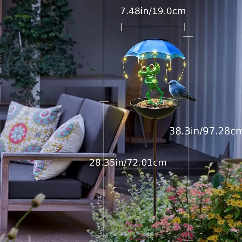 Frogsy™ | De Sfeervolle Vogelvoederbak