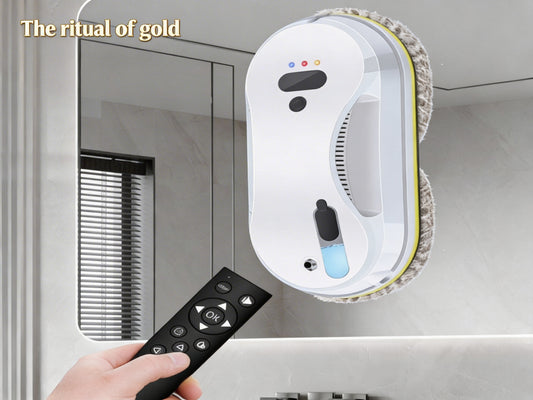 CleanSweep™ Ramenrobot | Automatische Reiniging met Sensoren & Water Spray of Losse Pads.